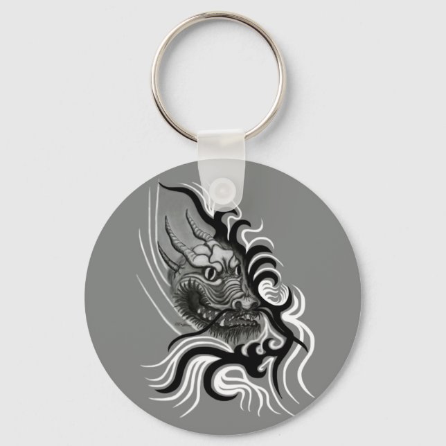 Chaveiro Dragão da China em Tattoostyle (Frente)
