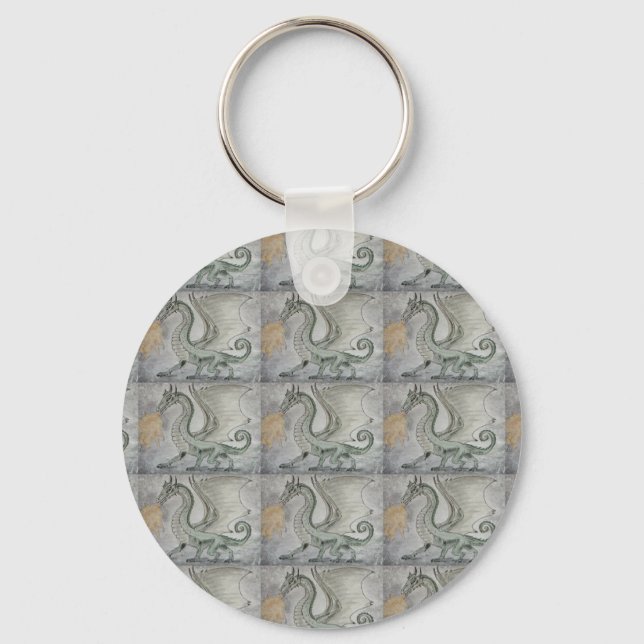 Chaveiro Dragão de Breve-Fogo (Frente)