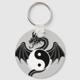 Chaveiro Dragão de Ying-Yang