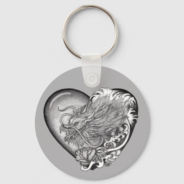 Chaveiro Dragão Heart (Frente)