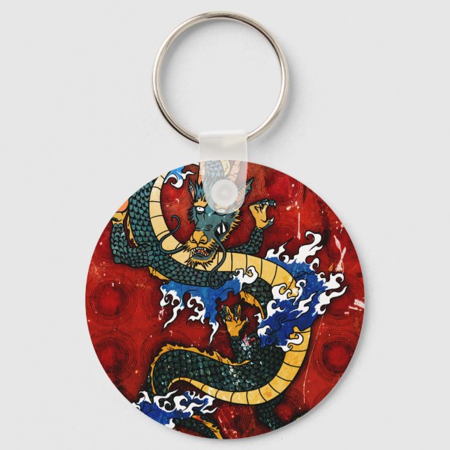 Chaveiro Dragão Japonês (Frente)