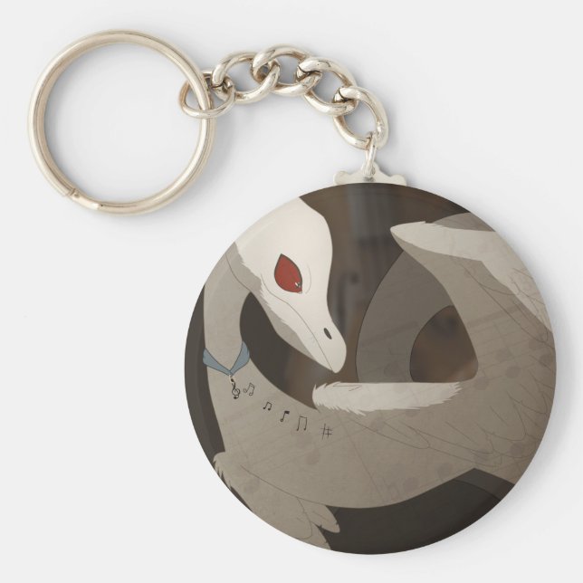 Chaveiro Dragão Música Clássico (Frente)