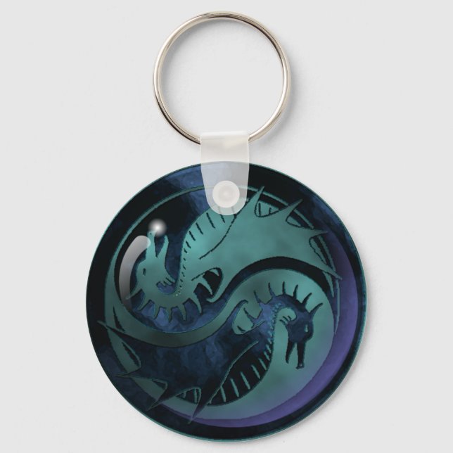 Chaveiro Dragon Yin Yang (Frente)