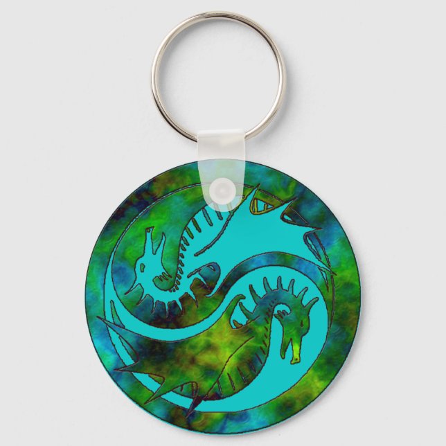 Chaveiro Dragon Yin Yang (Frente)
