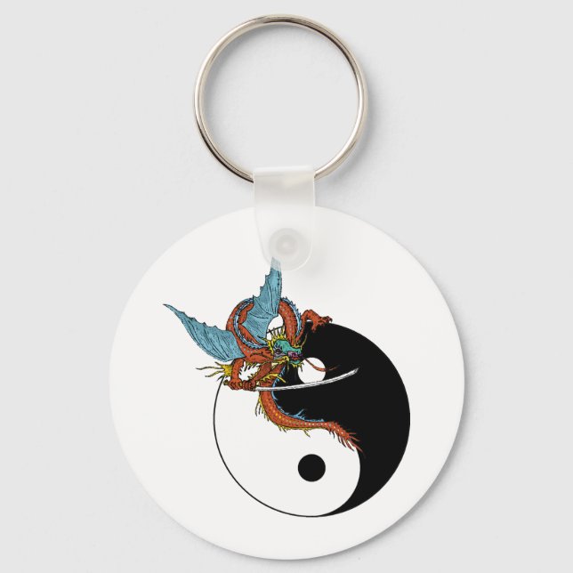 Chaveiro Dragon Ying Yang (Frente)