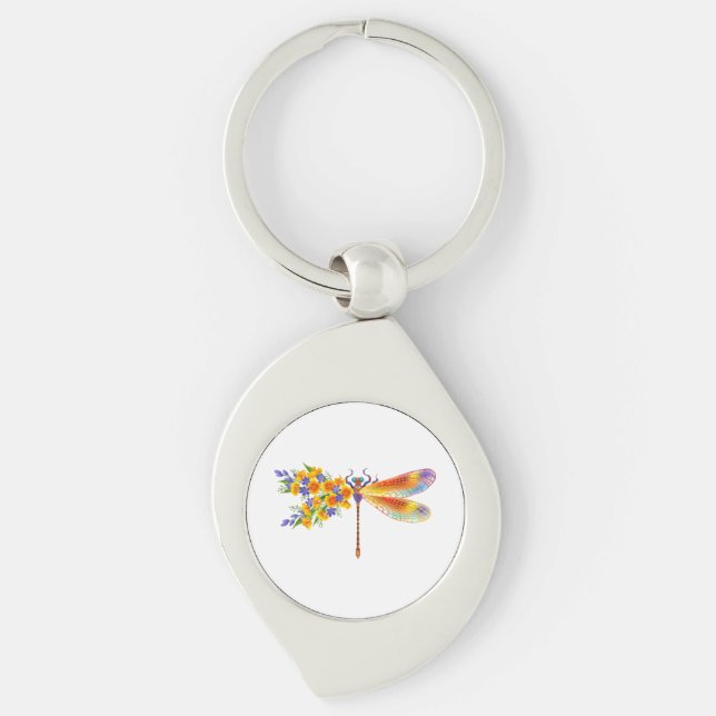 Chaveiro Dragonfly Amarelo (Frente)