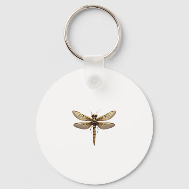 Chaveiro Dragonfly Animal Art Graphic Dragonfly (Frente)