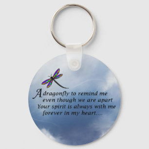 Chaveiro Dragonfly Memorial Poem