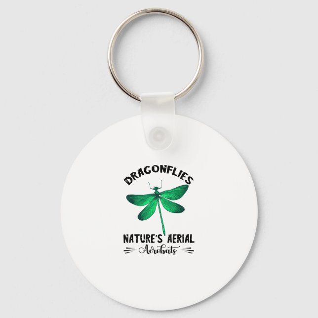 Chaveiro Dragonfly Nature Insect Nature's Aerial Acrobat Dr (Frente)