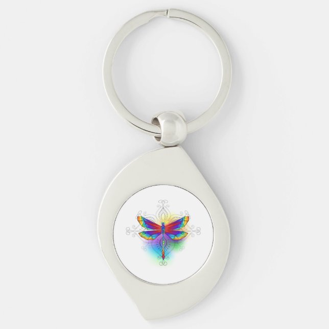 Chaveiro Dragonfly Poligonal (Frente)