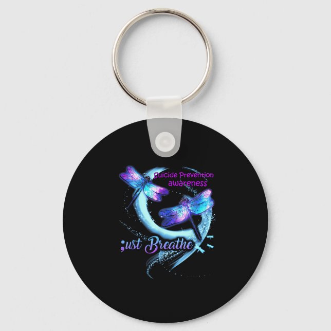 Chaveiro Dragonfly Suicida Prevention Warrior Sem (Frente)