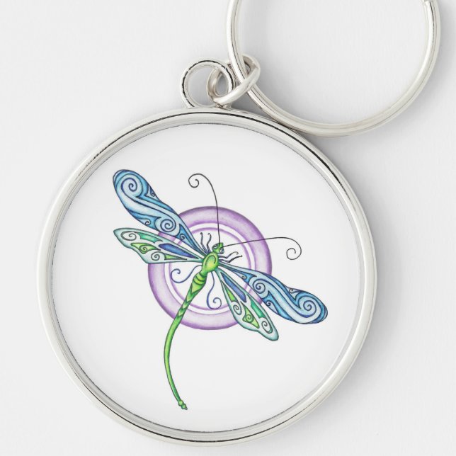Chaveiro Dragonfly Whimsical (Frente)