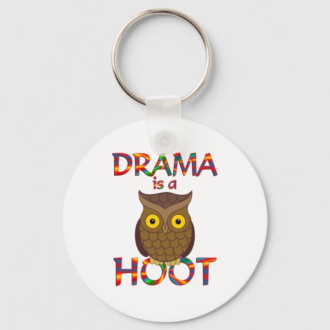 Chaveiro Drama é um Hoot (Frente)
