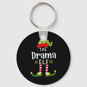 Chaveiro Drama Elfo de Natal Combinando Pijama Festa de Nat