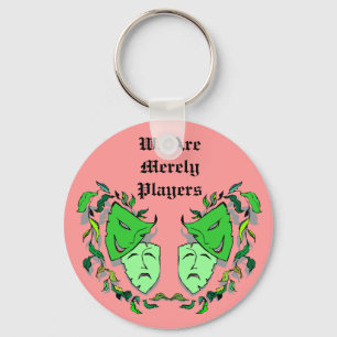 CHAVEIRO DRAMA Máscaras palco Ator Atriz QUEEN