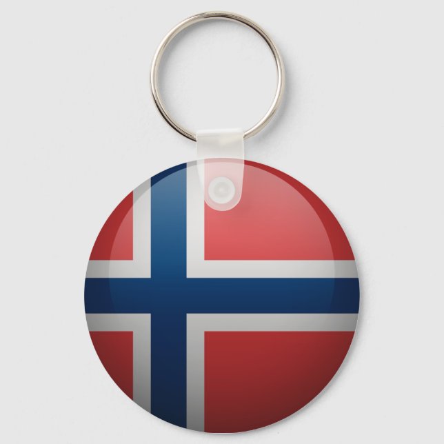 Chaveiro Drapeau de la Norvège (Frente)