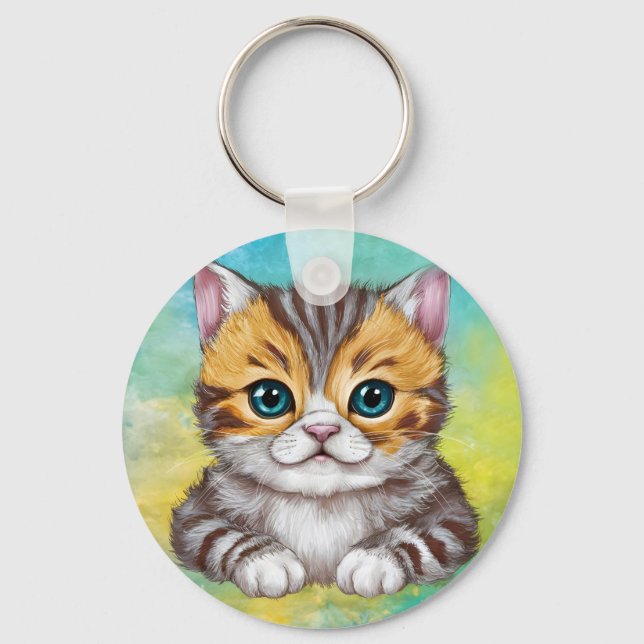 Chaveiro Drawing Cat (Frente)