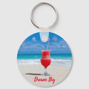 Chaveiro Dream Big Beach Tropical Blue Ocean