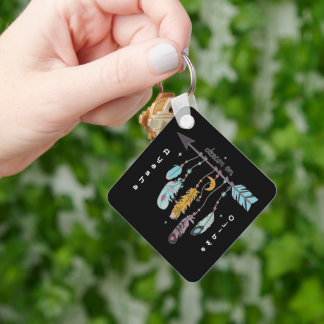 Chaveiro Dream On Boho Tribal Native Custom Tribe/Name