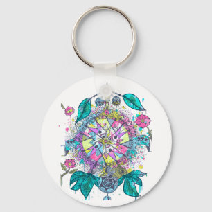 Chaveiro Dreamcatcher legal e colorido