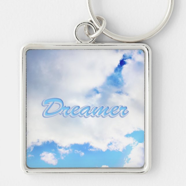 Chaveiro Dreamer Puffy White Clouds e Blue Sky (Frente)