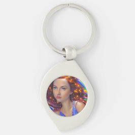 Chaveiro DreamGirl com Luzes Arco-Íris