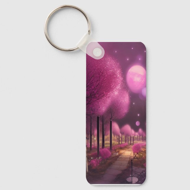 Chaveiro Dreamy Pink Nightscape (Frente)