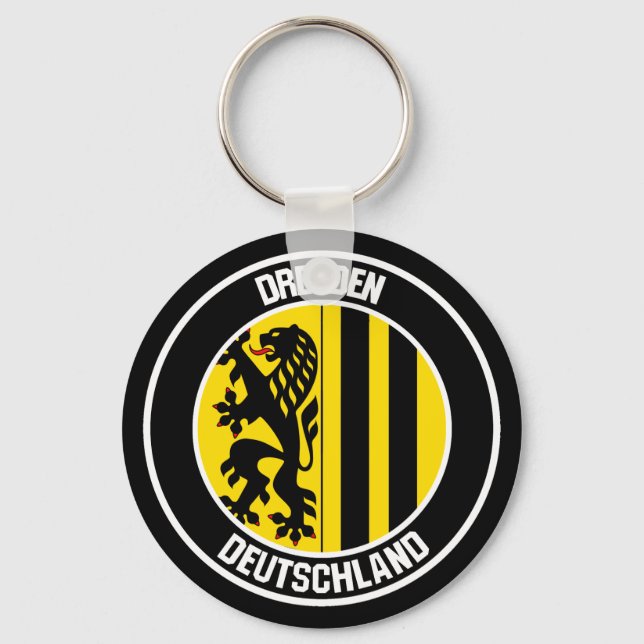 Chaveiro Dresden Round Emblem (Frente)