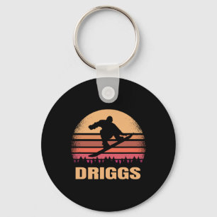Chaveiro Driggs Idaho Snowboard Outdoor Vintage Id Retro