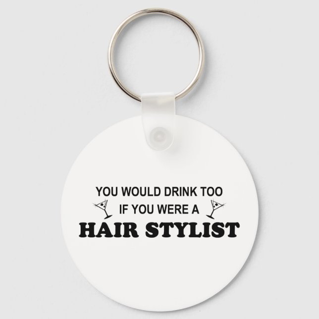 Chaveiro Drink Too - Hair Stylist (Frente)