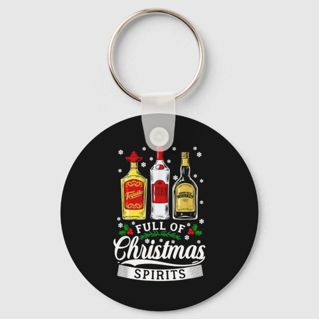 Chaveiro Drinking Alcohol Christmas Party Gift Full Of Chri (Frente)