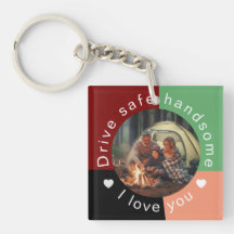 Drive Safe Handsome Custom Photo Keepsake for Him