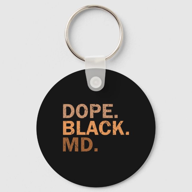 Chaveiro Droga Preta Md Melanina Mês Preto Africano Médico  (Frente)