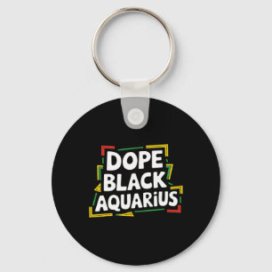 Chaveiro Droga Preto Aquário Afro Americano Zodíaco Melanin