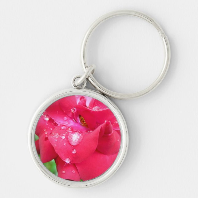 Chaveiro Droplets em Petals Premium Key Ring (Frente)