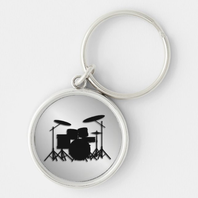 Chaveiro Drum Set Music Design (Frente)