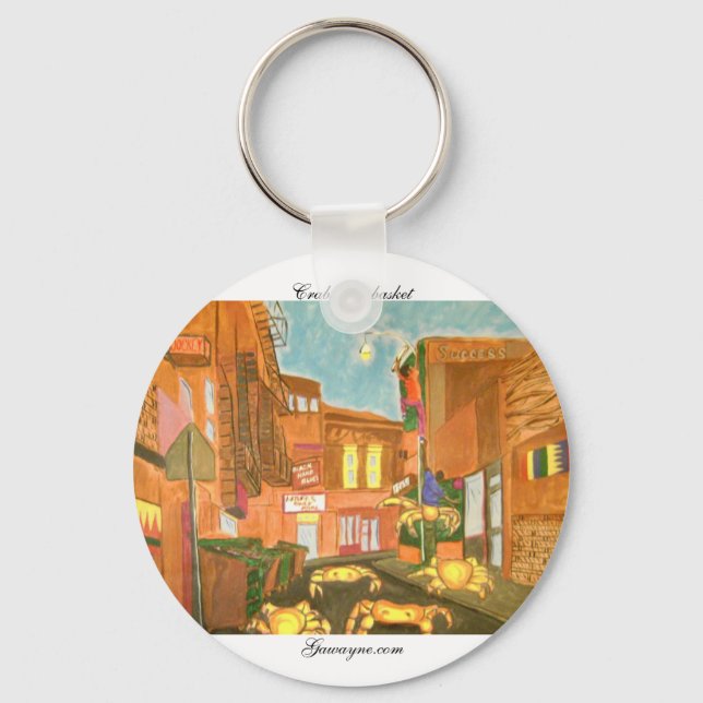 Chaveiro DSC00814 Caranguejos em uma cesta (Frente)