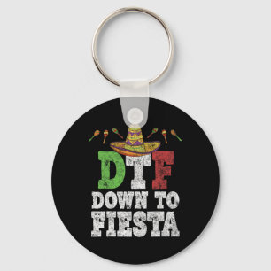 Chaveiro Dtf Abaixo Para Fiesta Camisa Engraçada Cinco De M