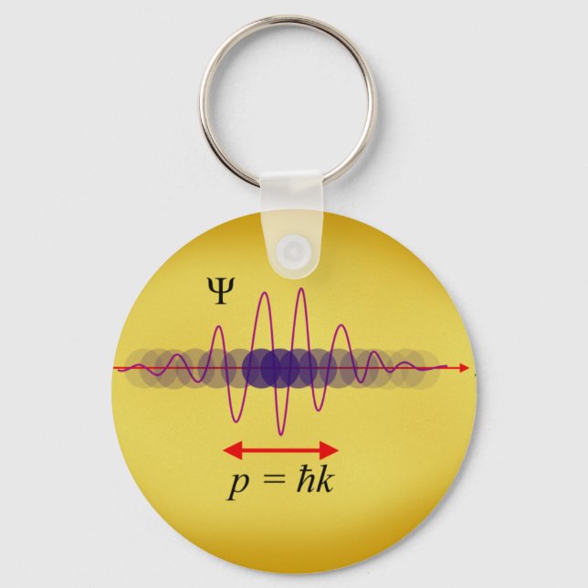 Chaveiro Dualidade de onda (Frente)