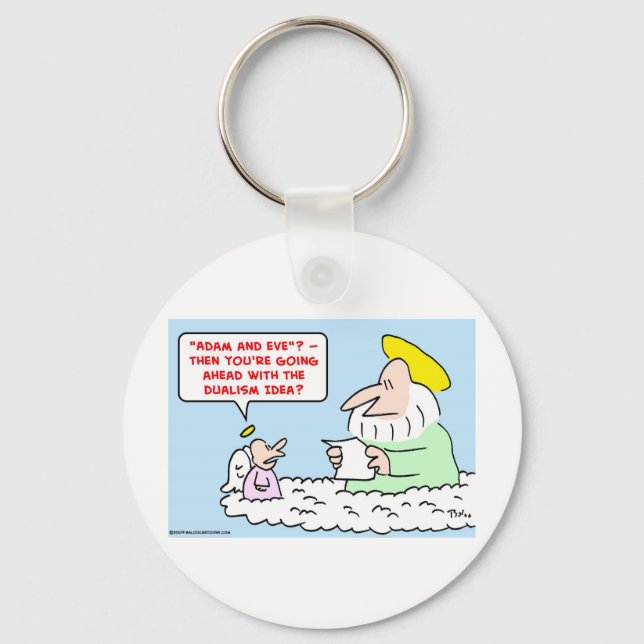 Chaveiro dualismo de adam eve (Frente)