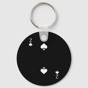 Chaveiro Duas (2) De Placa De Reprodução De Placa Poker Spa