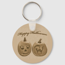 Duas Abóboras Feliz Halloween Pingente