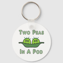 Chaveiro Duas Ervilhas Num Pod