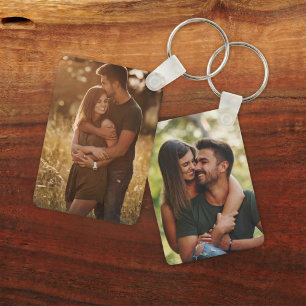 Chaveiro Duas Fotos Personalizadas para Casais