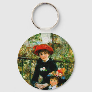 Chaveiro Duas irmãs no terraço por Renoir