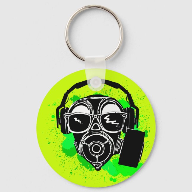 Chaveiro Dubstep Gasmask (Frente)
