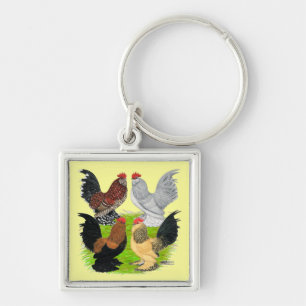 Chaveiro D'Uccles Four Roosters