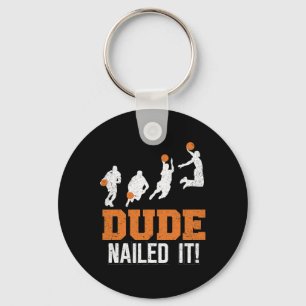 Chaveiro Dude Nails Ti Cute Bysketbyll Game Vintage Byll S