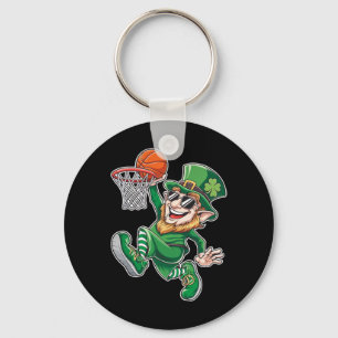 Chaveiro Duende do Basquetebol Dia de São Patrício Divertid