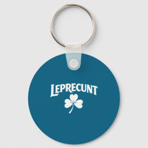 Chaveiro Duende irlandês dia de São Patrício shamrock engra